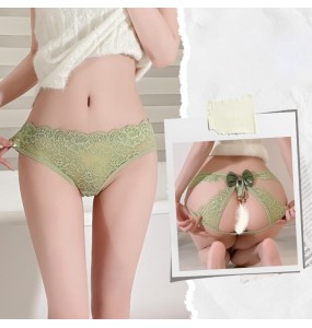 FEE ET MOI - Sexy Bowknot Bell Panties (Green)